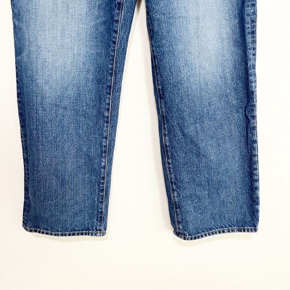 BOGO! Madewell Low-Slung Straight Jeans Stoughton Wash Vintage Blue Size 30 - Picture 6 of 11